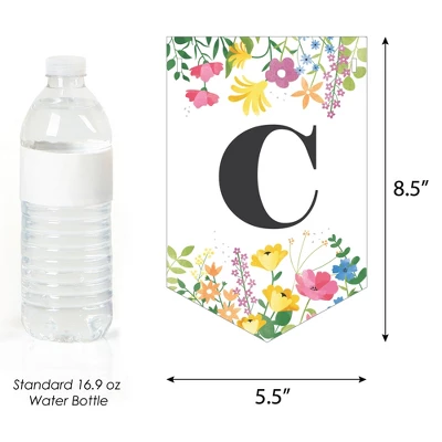 Big Dot Of Happiness Wildflowers Bride - Boho Floral Bridal Shower And Wedding Party Bunting Banner - Party Decorations - Congrats Bride-To-Be 4 Big Dot Of Happiness Wildflowers Bride - Boho Floral Bridal Shower And Wedding Party Bunting Banner - Party Decorations - Congrats Bride-To-Be - Image 2