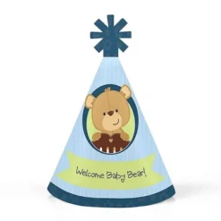 Big Dot Of Happiness Baby Boy Teddy Bear - Mini Cone Baby Shower Party Hats - Small Little Party Hats - Set Of 8 -Party Planers Store GUEST 429b304d d640 47f1 af7e a78ef68c612c
