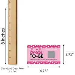 Big Dot Of Happiness Bride-To-Be - Bridal Shower & Classy Bachelorette Party Game Scratch Off Cards - 22 Count -Party Planers Store GUEST 439061cd 10c7 4bdf b22d 76447cd50668