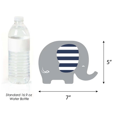 Big Dot Of Happiness Blue Elephant - Decorations DIY Boy Baby Shower Or Birthday Party Essentials - Set Of 20 5 Big Dot Of Happiness Blue Elephant - Decorations DIY Boy Baby Shower Or Birthday Party Essentials - Set Of 20 - Image 3