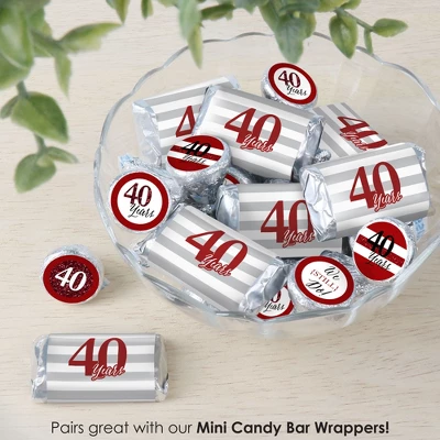 Big Dot Of Happiness We Still Do - 40th Wedding Anniversary - Anniversary Party Small Round Candy Stickers - Party Favor Labels - 324 Count 6 Big Dot Of Happiness We Still Do - 40th Wedding Anniversary - Anniversary Party Small Round Candy Stickers - Party Favor Labels - 324 Count - Image 5