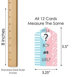 Big Dot Of Happiness Girl Baby Gender Reveal - Party Game Pickle Cards - Team Boy Or Girl Pull Tabs - Set Of 12 -Party Planers Store GUEST 448f9793 6b02 41ef 932b 18cdbe24bd34