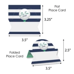 Big Dot Of Happiness Par-Tee Time - Golf - Birthday Or Retirement Party Tent Buffet Card - Table Setting Name Place Cards - Set Of 24 -Party Planers Store GUEST 44d9e847 42f7 4b73 a6c0 35bc75fee514