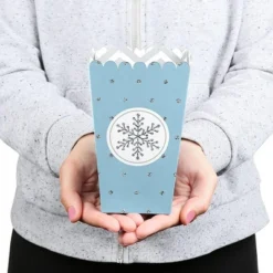 Big Dot Of Happiness Winter Wonderland - Snowflake Holiday Party And Winter Wedding Popcorn Treat Boxes - Set Of 12 -Party Planers Store GUEST 4548abeb 8c85 4ea7 a9da 98156d41a0c7
