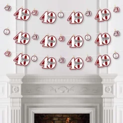 Big Dot Of Happiness We Still Do - 40th Wedding Anniversary - Anniversary Party DIY Decorations - Clothespin Garland Banner - 44 Pieces -Party Planers Store GUEST 45f73f92 a1ec 445d bdcc 1600cbe9fbd6