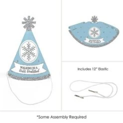 Big Dot Of Happiness Winter Wonderland - Mini Cone Snowflake Holiday Party Hats - Small Little Party Hats - Set Of 8 10 Big Dot Of Happiness Winter Wonderland - Mini Cone Snowflake Holiday Party Hats - Small Little Party Hats - Set Of 8 -Party Planers Store GUEST 469ca1b5 b27a 4388 a73d 70ed0f243db9