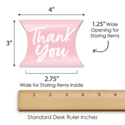 Big Dot Of Happiness Pink Elegantly Simple - Favor Gift Boxes - Guest Party Favors Petite Pillow Boxes - Set Of 20 -Party Planers Store GUEST 476533a6 c926 4203 8223 147cb2f51705