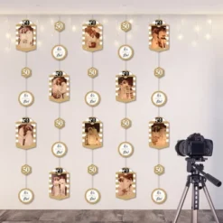 Big Dot Of Happiness We Still Do - 50th Wedding Anniversary - Anniversary Party Vertical Photo Garland 35 Pieces -Party Planers Store GUEST 47ea4fe8 4084 448a baeb fa41091a8731