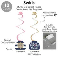 Big Dot Of Happiness Last Sail Before The Veil - Nautical Bachelorette And Bridal Shower Supplies Decoration Kit - Decor Galore Party Pack - 51 Pieces 10 Big Dot Of Happiness Last Sail Before The Veil - Nautical Bachelorette And Bridal Shower Supplies Decoration Kit - Decor Galore Party Pack - 51 Pieces -Party Planers Store GUEST 48073a49 2761 4405 ba31 c970aeb39c69