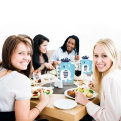 Big Dot Of Happiness Blue Elephant - Table Decorations - Boy Baby Shower Or Birthday Party Fold And Flare Centerpieces - 10 Count -Party Planers Store GUEST 4887a725 92e8 4e41 a6fc 65fda9659ff2