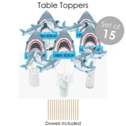 Big Dot Of Happiness Shark Zone - Jawsome Party Or Birthday Party Supplies - Banner Decoration Kit - Fundle Bundle -Party Planers Store GUEST 48f53f89 392f 4756 9cec ce096921db82