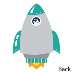 Big Dot Of Happiness Blast Off To Outer Space - Shaped Thank You Cards - Rocket Ship Baby Shower Birthday Party Thank You Cards & Envelopes -Set Of 12 -Party Planers Store GUEST 495a70bb 9b74 4291 ac35 6eec466e10d9