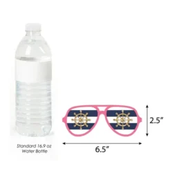 Big Dot Of Happiness Last Sail Before The Veil Glasses - Paper Card Stock Nautical Bachelorette And Bridal Shower Photo Booth Props Kit - 10 Count -Party Planers Store GUEST 49eb3443 743d 4b45 ab97 b2ff6a87f1dc