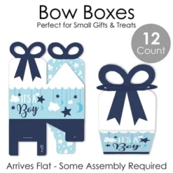 Big Dot Of Happiness It's A Boy - Square Favor Gift Boxes - Blue Baby Shower Bow Boxes - Set Of 12 -Party Planers Store GUEST 4a0a19f3 0e96 434d ac34 38c6c0c05ea7