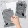 Big Dot Of Happiness Creepy Cemetery - Shaped Fill-In Invitations - Spooky Halloween Tombstone Party Invitation Cards With Envelopes - Set Of 12 -Party Planers Store GUEST 4aa427f7 69da 48db ad03 2c20df2bc7c1