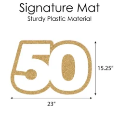 Big Dot Of Happiness We Still Do - 50th Wedding Anniversary - Guest Book Sign - Anniversary Party Guestbook Alternative - Signature Mat -Party Planers Store GUEST 4b764846 e3bd 4401 91c8 eb442f063a67