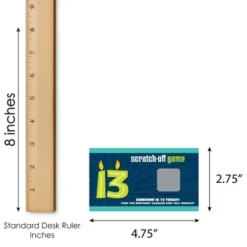 Big Dot Of Happiness Boy 13th Birthday - Official Teenager Birthday Party Game Scratch Off Cards - 22 Count 9 Big Dot Of Happiness Boy 13th Birthday - Official Teenager Birthday Party Game Scratch Off Cards - 22 Count -Party Planers Store GUEST 4c557ede e31a 4512 b310 4aa7bc5a7541