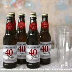 Big Dot Of Happiness We Still Do - 40th Wedding Anniversary Decorations For Women And Men - 6 Beer Bottle Label Stickers And 1 Carrier -Party Planers Store GUEST 4d6d733c 0346 4d79 a563 9d912426112b