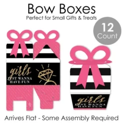 Big Dot Of Happiness Girls Night Out - Square Favor Gift Boxes - Bachelorette Party Bow Boxes - Set Of 12 -Party Planers Store GUEST 4d7b25c4 6c75 450a 869a de634436859b