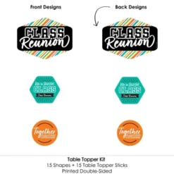 Big Dot Of Happiness Still Got Class - High School Reunion Party Centerpiece Sticks - Table Toppers - Set Of 15 -Party Planers Store GUEST 4e80f5b7 aa65 4f60 9575 ea420ba052b2