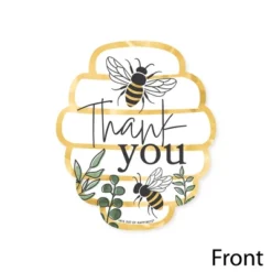 Big Dot Of Happiness Little Bumblebee - Shaped Thank You Cards - Bee Baby Shower Or Birthday Party Thank You Note Cards With Envelopes - Set Of 12 -Party Planers Store GUEST 4e865e34 3a2e 4fd5 b5df a853934b35ce