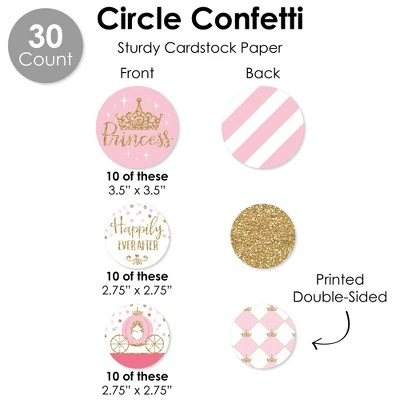 Big Dot Of Happiness Little Princess Crown - Pink And Gold Baby Shower Or Birthday Party Supplies Decoration Kit - Decor Galore Party Pack - 51 Pieces 8 Big Dot Of Happiness Little Princess Crown - Pink And Gold Baby Shower Or Birthday Party Supplies Decoration Kit - Decor Galore Party Pack - 51 Pieces - Image 6