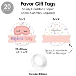Big Dot Of Happiness Pajama Slumber Party - Girls Sleepover Birthday Party Favors And Cupcake Kit - Fabulous Favor Party Pack - 100 Pieces -Party Planers Store GUEST 4eede827 4850 49ab 9412 69cb61af5c10