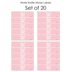 Big Dot Of Happiness Pink Elegantly Simple - Guest Party Favors Water Bottle Sticker Labels - Set Of 20 -Party Planers Store GUEST 4f59056f 5495 4e7e 98fb 87d35142ccb9