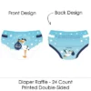 Big Dot Of Happiness Boy Special Delivery - Diaper Shaped Raffle Ticket Inserts - It’s A Boy Stork Baby Shower Activities - Diaper Raffle Game - 24 Ct -Party Planers Store GUEST 4fdd0bcf 0b1a 409b b819 c0ba4522a5c6