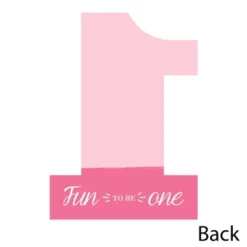 Big Dot Of Happiness 1st Birthday Girl - Fun To Be One - Shaped Thank You Cards - First Birthday Party Thank You Note Cards With Envelopes - Set Of 12 -Party Planers Store GUEST 4fecef9c ee36 4e25 9ba7 48f18fd53e85