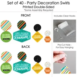 Big Dot Of Happiness Still Got Class - High School Reunion Party Hanging Decor - Party Decoration Swirls - Set Of 40 11 Big Dot Of Happiness Still Got Class - High School Reunion Party Hanging Decor - Party Decoration Swirls - Set Of 40 -Party Planers Store GUEST 5090d46f 660c 44c3 84e9 455f6ec90ae8
