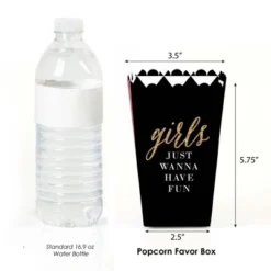 Big Dot Of Happiness Girls Night Out - Bachelorette Party Favor Popcorn Treat Boxes - Set Of 12