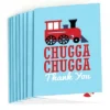 Big Dot Of Happiness Railroad Party Crossing - Steam Train Birthday Party Or Baby Shower Thank You Cards (8 Count) -Party Planers Store GUEST 50e2a3be ae66 4659 92ca 959c0963f54e