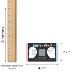 Big Dot Of Happiness Boy Boo-y Or Ghoul - Baby Boy Halloween Gender Reveal Party Scratch Off Cards - Baby Shower Game - 22 Count -Party Planers Store GUEST 5165ce56 c008 44e3 8e01 6027853535c8