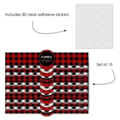 Big Dot Of Happiness Flannel Fling Before The Ring - DIY Party Supplies - Buffalo Plaid Bachelorette Party DIY Wrapper Favors And Decor - Set Of 15