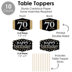 Big Dot Of Happiness Adult 70th Birthday - Gold - Birthday Party Supplies Decoration Kit - Decor Galore Party Pack - 51 Pieces 12 Big Dot Of Happiness Adult 70th Birthday - Gold - Birthday Party Supplies Decoration Kit - Decor Galore Party Pack - 51 Pieces -Party Planers Store GUEST 53b8de4c dba3 4f35 97c0 67daed27fbf1