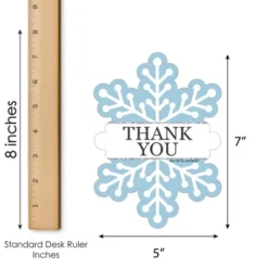 Big Dot Of Happiness Winter Wonderland - Shaped Thank You Cards - Snowflake Holiday Party & Winter Wedding Thank You Cards With Envelopes - Set Of 12 10 Big Dot Of Happiness Winter Wonderland - Shaped Thank You Cards - Snowflake Holiday Party & Winter Wedding Thank You Cards With Envelopes - Set Of 12 -Party Planers Store GUEST 53f157f6 dafc 44ba bed6 a1b3475187fe