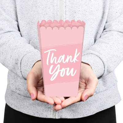 Big Dot Of Happiness Pink Elegantly Simple - Guest Party Favor Popcorn Treat Boxes - Set Of 12 5 Big Dot Of Happiness Pink Elegantly Simple - Guest Party Favor Popcorn Treat Boxes - Set Of 12 - Image 3