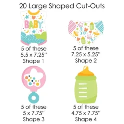 Big Dot Of Happiness Colorful Baby Shower - Gender Neutral Party DIY Decorations - Clothespin Garland Banner - 44 Pieces 11 Big Dot Of Happiness Colorful Baby Shower - Gender Neutral Party DIY Decorations - Clothespin Garland Banner - 44 Pieces -Party Planers Store GUEST 5608cba1 be21 4c77 bbb2 e094f909c4e9