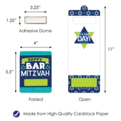 Big Dot Of Happiness Blue Bar Mitzvah - DIY Assorted Boy Cash Holder Gift - Funny Money Cards - Set Of 6 -Party Planers Store GUEST 562dbbb4 5635 4427 9e70 ae093f134a71