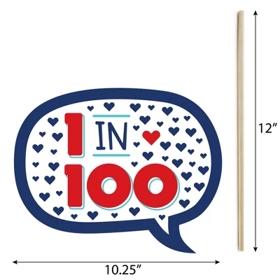 Big Dot Of Happiness Happy Heartiversary - CHD Awareness Photo Booth Props Kit - 10 Piece 6 Big Dot Of Happiness Happy Heartiversary - CHD Awareness Photo Booth Props Kit - 10 Piece - Image 4