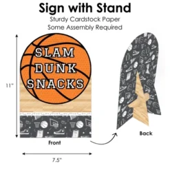 Big Dot Of Happiness Nothin’ But Net - Basketball - DIY Baby Shower Or Birthday Party Concession Signs - Snack Bar Decorations Kit - 50 Pieces -Party Planers Store GUEST 5731160a 9eb4 4a70 b8f8 2ddaea9c27aa