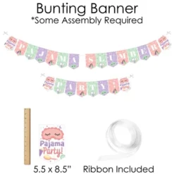 Big Dot Of Happiness Pajama Slumber Party - Banner And Photo Booth Decorations - Girls Sleepover Birthday Party Supplies Kit - Doterrific Bundle -Party Planers Store GUEST 59337010 64c6 4951 8436 a7ff7f6632e4