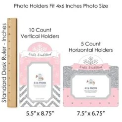 Big Dot Of Happiness Pink Winter Wonderland - Snowflake Birthday Party And Baby Shower Picture Centerpiece Sticks - Photo Table Toppers - 15 Pieces -Party Planers Store GUEST 5a6b58c4 db55 42d6 9503 1ad866f995f5