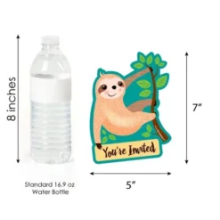 Big Dot Of Happiness Let's Hang - Sloth - Shaped Fill-in Invitations - Baby Shower Or Birthday Party Invitation Cards With Envelopes - Set Of 12 -Party Planers Store GUEST 5aebc180 4368 4d1d 9d28 1019dccac0e6