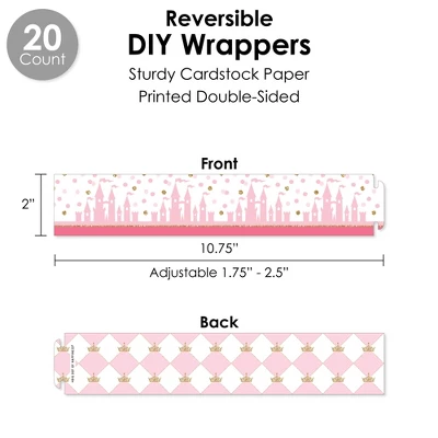 Big Dot Of Happiness Little Princess Crown - Pink & Gold Baby Shower Or Birthday Party Favors And Cupcake Kit - Fabulous Favor Party Pack - 100 Pieces 4 Big Dot Of Happiness Little Princess Crown - Pink & Gold Baby Shower Or Birthday Party Favors And Cupcake Kit - Fabulous Favor Party Pack - 100 Pieces - Image 2