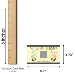 Big Dot Of Happiness Boy Bee Gender Reveal - What Will It Bee Gender Reveal Scratch Off Cards - Baby Shower Game - 22 Count -Party Planers Store GUEST 5c61f47c e1cb 43aa a4d1 795c0ee2da91