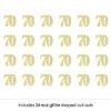 Big Dot Of Happiness Gold Glitter 70 - No-Mess Real Gold Glitter Cut-Out Numbers - 70th Birthday Party Confetti - Set Of 24