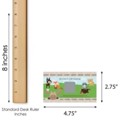 Big Dot Of Happiness Woodland Creatures - Baby Shower Or Birthday Party Game Scratch Off Cards - 22 Count -Party Planers Store GUEST 5dc0a390 33b2 4ea4 8de9 f65bba0213b9