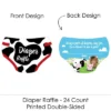 Big Dot Of Happiness Farm Animals - Diaper Shaped Raffle Ticket Inserts - Barnyard Baby Shower Activities - Diaper Raffle Game - Set Of 24 -Party Planers Store GUEST 5e090bbe 86cc 4f40 9197 09efd2ae69d8